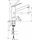 Смеситель для кухни Hansgrohe Zesis M33 74807000 технология CoolStart, хром, однорычажный, высота излива 20 см