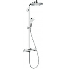 Душевая стойка Hansgrohe Crometta S 240 1jet Showerpipe 27267000 хром, штанга 123.5 см