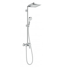 Душевая стойка Hansgrohe Crometta E 240 1jet Showerpipe 27284000 хром, штанга 122.5 см