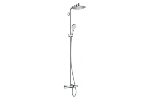 Душевая стойка Hansgrohe Crometta S 240 Showerpipe 27320000 хром, штанга 160.6 см