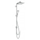Душевая стойка Hansgrohe Crometta E 240 1jet Showerpipe Reno EcoSm 27289000 9 л хром, штанга 125.3 см