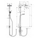 Душевая стойка Hansgrohe Crometta E 240 1jet Showerpipe Reno EcoSm 27289000 9 л хром, штанга 125.3 см