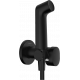 Гигиенический душ Hansgrohe Bidette S 1jet 29232670 со смесителем, матовый черный в современном стиле