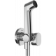 Гигиенический душ Hansgrohe Bidette S 1jet 29230000 хром штанга 19.5 см, шланг пластиковый 125 см