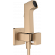 Гигиенический душ Hansgrohe Bidette E 1jet 29233140 со смесителем, шлифованная бронза в современном стиле