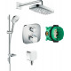 Душевой комплект Hansgrohe Raindance Select E 300 (2 jet) 27385000 + 26620000 + 26457000 + 15708000 штанга 15.1 см
