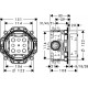Душевой комплект Hansgrohe Raindance Select E 300 (2 jet) 27385000 + 26620000 + 26457000 + 15708000 штанга 15.1 см