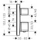 Душевой комплект Hansgrohe Raindance Select E 300 (2 jet) 27385000 + 26620000 + 26457000 + 15708000 штанга 15.1 см