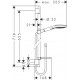 Душевой комплект Hansgrohe Raindance Select E 300 (2 jet) 27385000 + 26620000 + 26457000 + 15708000 штанга 15.1 см