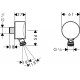 Душевой комплект Hansgrohe Raindance Select E 300 (2 jet) 27385000 + 26630000 + 27506000 + 15743000 штанга 15.1 см