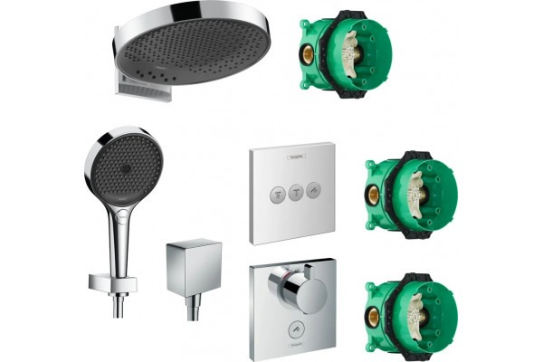 Душевой комплект Hansgrohe Rainfinity 360 (3 jet) 26234000 + 26852000 + 26455000 + 15761000 + 15764000 хром