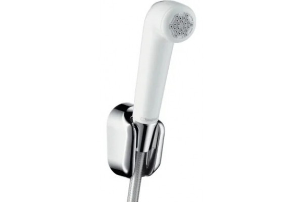 Гигиенический душ Hansgrohe 32127000 со смесителем, С ВНУТРЕННЕЙ ЧАСТЬЮ в современном стиле