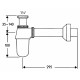 Сифон для раковины Hansgrohe 52010000 хром