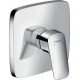 Душевой комплект Hansgrohe Logis 71605000 смеситель + душевой гарнитур + шланговое подключение хром,  в современном стиле