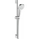 Душевой комплект Hansgrohe Logis 71605000 смеситель + душевой гарнитур + шланговое подключение хром,  в современном стиле