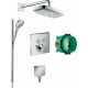 Душевой комплект Hansgrohe Raindance Select E 300 (2 jet) 27385000 + 26626000 + 26455000 + 15763000 штанга 15.1 см