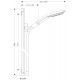 Душевой комплект Hansgrohe Raindance Select E 300 (2 jet) 27385000 + 26626000 + 26455000 + 15763000 штанга 15.1 см