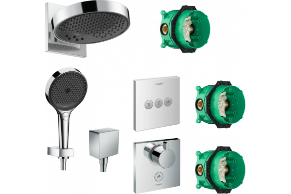 Душевой комплект Hansgrohe Rainfinity 250 (3 jet) 26232000 + 26852000 + 26455000 + 15761000 + 15764000 хром