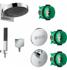 Душевой комплект Hansgrohe Rainfinity 250 (3 jet) 26232000 + 26857000 + 26455000 + 15742000 + 15745000 хром