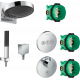 Душевой комплект Hansgrohe Rainfinity 250 (3 jet) 26232000 + 26857000 + 26455000 + 15742000 + 15745000 хром
