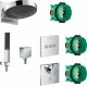 Душевой комплект Hansgrohe Rainfinity 250 (3 jet) 26232000 + 26857000 + 26455000 + 15761000 + 15764000 хром