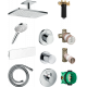 Душевой комплект Hansgrohe Rainmaker Select 460 (2 jet) 24004400 + 26530400 + 28272000 + 26456400 + 15932000 + 15972000 + 157560 штанга 17.8 см
