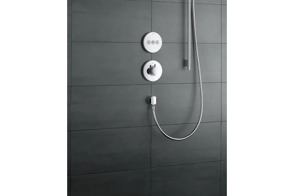 Душевой комплект Hansgrohe Rainmaker Select 460 (2 jet) 24004400 + 24010180 + 26631400 + 27506000 + 15741000 + 15745000 штанга 17.8 см