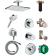 Душевой комплект Hansgrohe Rainmaker Select 460 (2 jet) 24004400 + 26530400 + 26487000 + 28276000 + 15932000 + 15972000 штанга 15.1 см