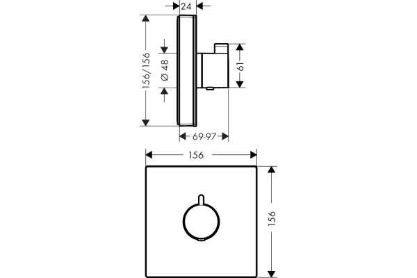 Душевой комплект Hansgrohe Rainmaker Select 460 (2 jet) 24004400 + 27648400 + 26455000 + 15734400 + 15736400 штанга 17.8 см