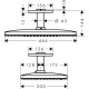 Душевой комплект Hansgrohe Rainmaker Select 460 (2 jet) 24004400 + 27648400 + 26455000 + 15760000 + 15764000 штанга 17.8 см