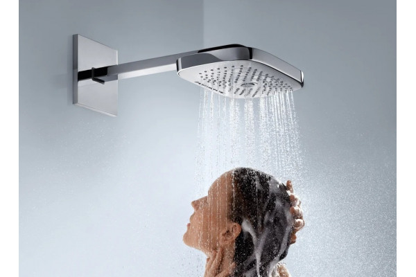 Душевой комплект Hansgrohe Rainmaker Select 300 E 300 (3 jet) 26468000 + 26530000 + 28272000 + 15356000 штанга 15.1 см