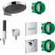 Душевой комплект Hansgrohe Rainfinity 360 (3 jet) 26234000 + 26857000 + 26455000 + 15761000 + 15764000 хром