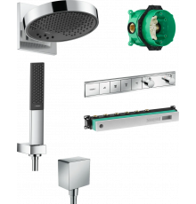 Душевой комплект Hansgrohe Rainfinity 250 (3 jet) 26232000 + 26857000 + 26455000 + 15382000 хром, штанга 8.4 см