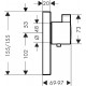 Душевой комплект Hansgrohe Rainfinity 250 (3 jet) 26232000 + 27671000 + 26455000 + 15761000 + 15764000 хром
