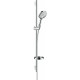 Душевой комплект Hansgrohe Rainmaker Select 460 (3 jet) 24006600 + 26631000 + 27506000 + 15735600 + 15736600 штанга 17.8 см