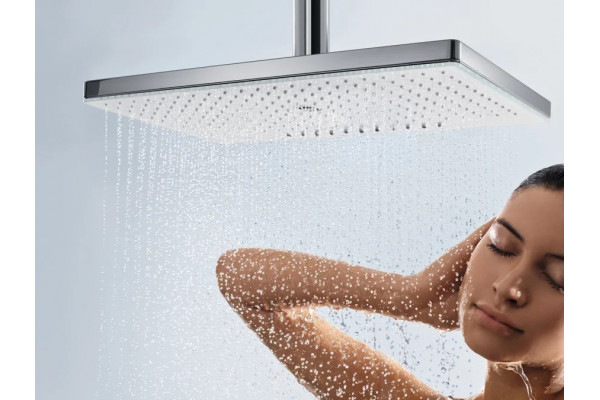 Душевой комплект Hansgrohe Rainmaker Select 460 (3 jet) 24006400 + 26631400 + 27506000 + 15735400 + 15736400 штанга 17.8 см