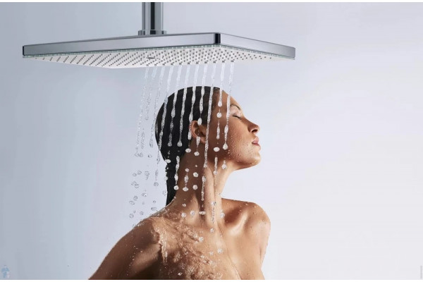 Душевой комплект Hansgrohe Rainmaker Select 460 (3 jet) 24006400 + 26631400 + 27506000 + 15735400 + 15736400 штанга 17.8 см