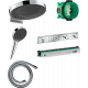 Душевой комплект Hansgrohe Rainfinity 360 (3 jet) 26234000 + 26864000 + 28272000 + 15357000 + 15312180 штанга 15.1 см