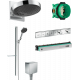 Душевой комплект Hansgrohe Rainfinity 250 (3 jet) 26232000 + 27671000 + 26455000 + 15382000 штанга 15.1 см