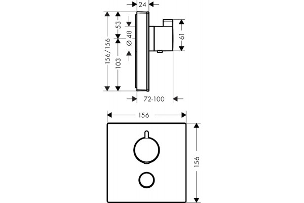 Душевой комплект Hansgrohe Rainmaker Select 460 (3 jet) 24007400 + 26631400 + 27506000 + 15735400 + 15736400 цвет белый