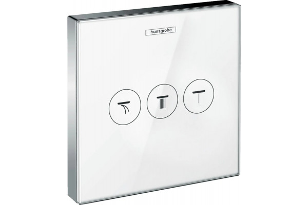 Душевой комплект Hansgrohe Rainmaker Select 580 (3 jet) 24001400 + 27648400 + 26455000 + 15735400 + 15736400 цвет белый