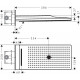 Душевой комплект Hansgrohe Rainmaker Select 580 (3 jet) 24001600 + 26626000 + 27506000 + 15735600 + 15736600 цвет черный
