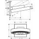 Душевой комплект Hansgrohe Rainfinity 250 (3 jet) 26232700 + 26852700 + 26453700 + 15382700 штанга 15.1 см