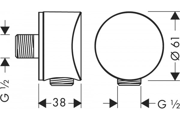 Душевой комплект Hansgrohe Rainfinity 250 (3 jet) 26232700 + 26852700 + 26453700 + 15382700 штанга 15.1 см