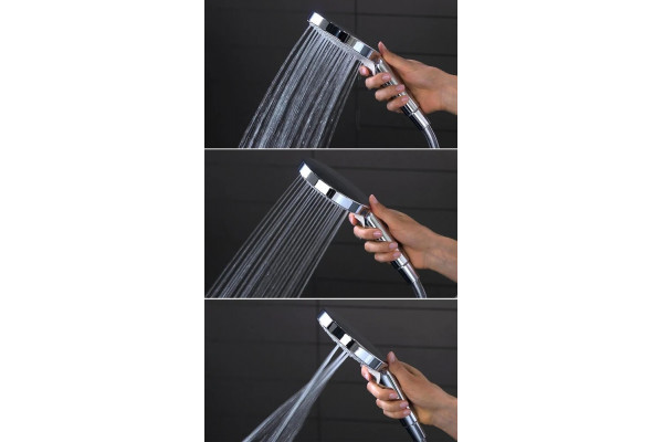 Душевой комплект Hansgrohe Rainmaker Select 460 (3 jet) 24007600 + 26530000 + 28272000 + 15357600 штанга 15.1 см