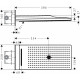 Душевой комплект Hansgrohe Rainmaker Select 580 (3 jet) 24001600 + 26530000 + 28272000 + 15357600 штанга 15.1 см