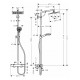 Душевая стойка Hansgrohe Crometta Е 240 1jet Showerpipe EcoSmart 27281000 9 л хром, штанга 123.5 см