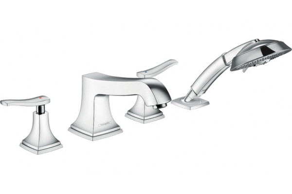 Смеситель Hansgrohe Metropol Classic 31441000 на борт ванны однорычажный, хром