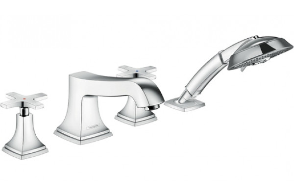 Смеситель Hansgrohe Metropol Classic 31449000 на борт ванны двухвентильный, хром