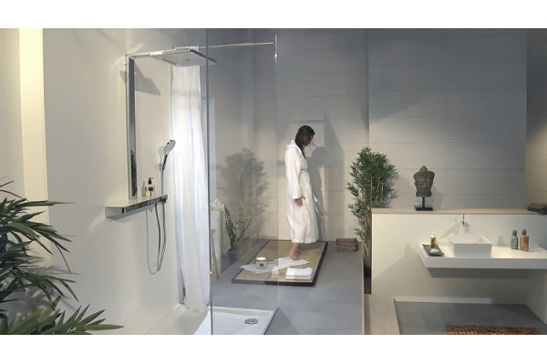 Душевая стойка Hansgrohe Rainmaker Select 460 3jet showerpipe хром, штанга 109 см